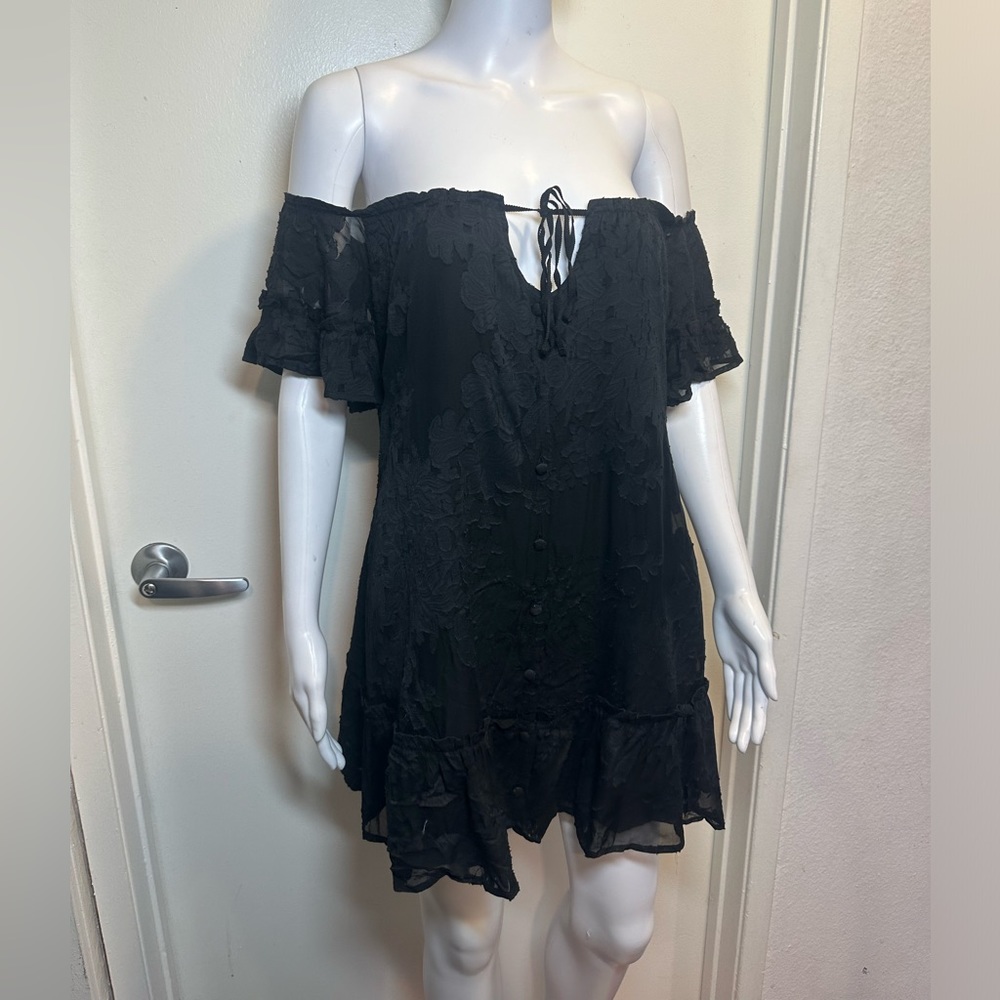 For Love & Lemons Silk Shift Dress